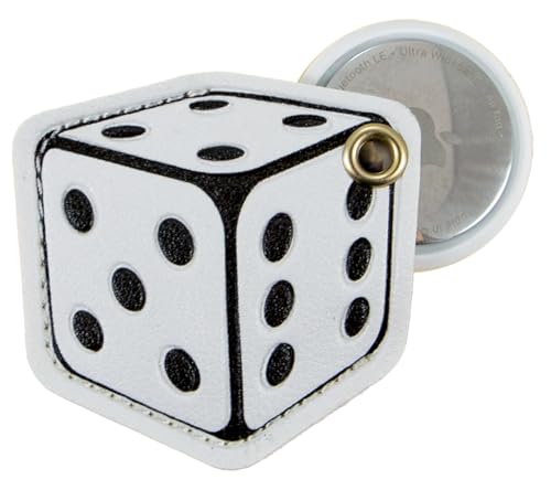 Image of Sonix Keychain Case Compatible with Apple AirTag | Protective Cover Keychain for AirTags | Dice