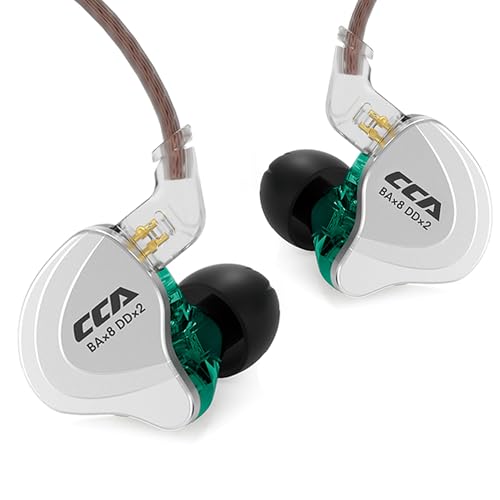 CCA C10 in Ear Monitor Headphone 10 Hybrid Drivers Wired...