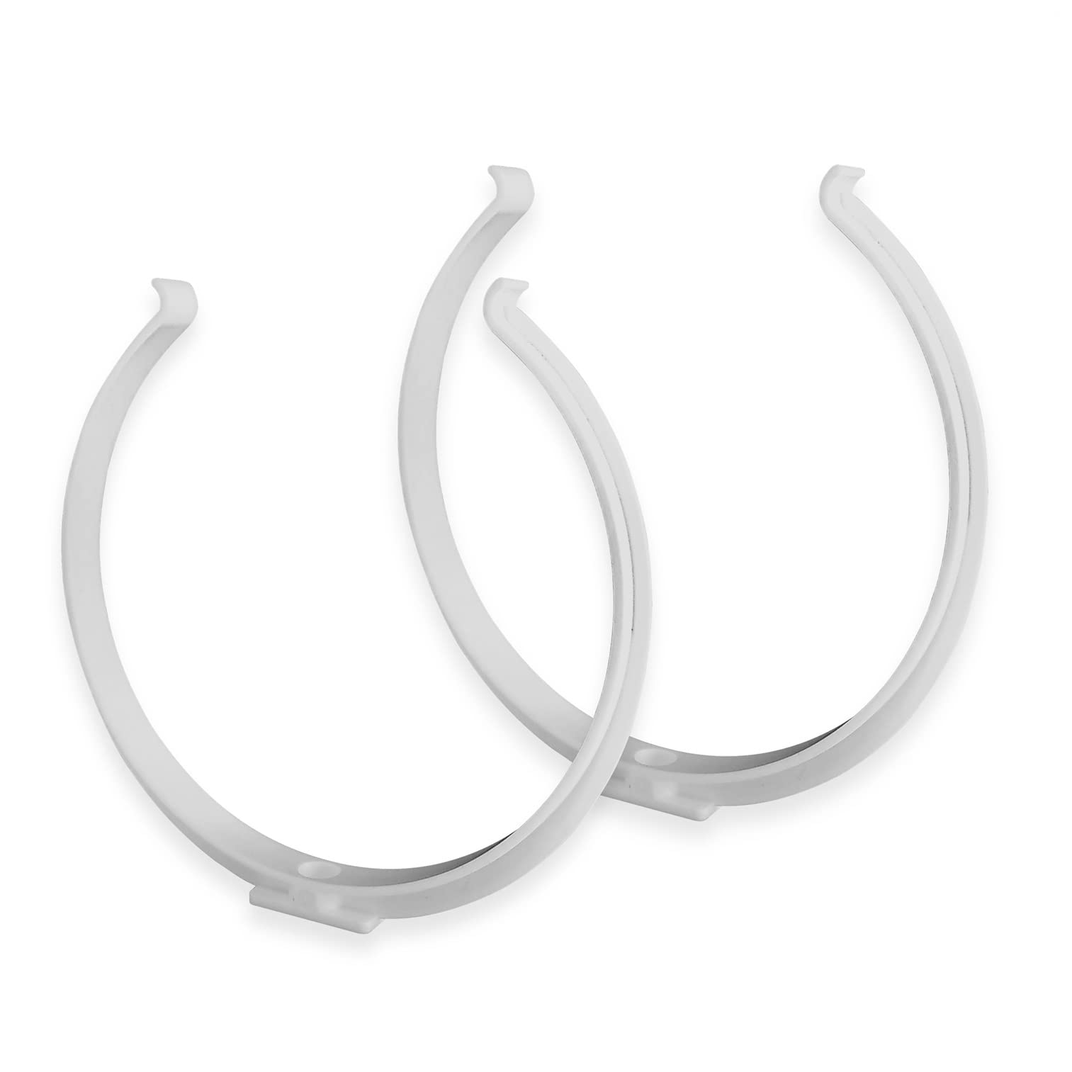 150mm / 6 inch Pipe Clamp - Round Ducting Fixing Clip - Support Bracket for Duct - Pack of 2 PVC Clamps