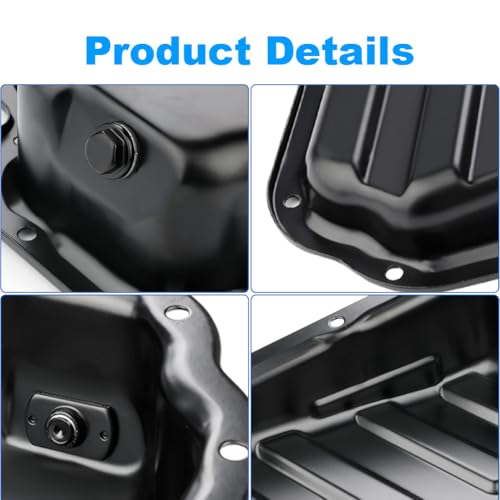 Image of Engine Oil Pan with Drain Plug Compatible with Nissan Rogue 264-539