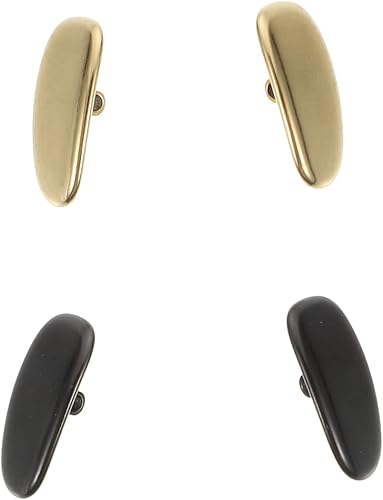 ARTIBETTER 2 almohadillas para la nariz de titanio, almohadillas de nariz para gafas, almohadillas de nariz de repuesto, antideslizantes, kit de