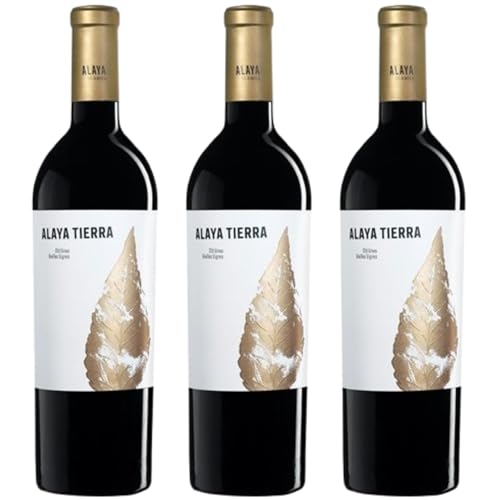 Alaya Tierra Vino Tinto con Crianza de 15 Meses en Roble Francés y Americano, elaborado en España con Garnacha Tintorera para una experiencia intensa y compleja. | 3 botellas