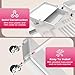 Goovilla Rolling Makeup Organizer Cart with Removable Drawer, 3 Tier Stable White Floor Skincare Storage Cart for Vanity, Cosmetic Display, Nail Polish, Perfume, Hair Stuff, Beauty, Bathroom(Plastic)