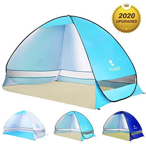 BATTOP Pop Up Beach Tent Sun Shelter Anti UV Beach Shelter for Outdoor
