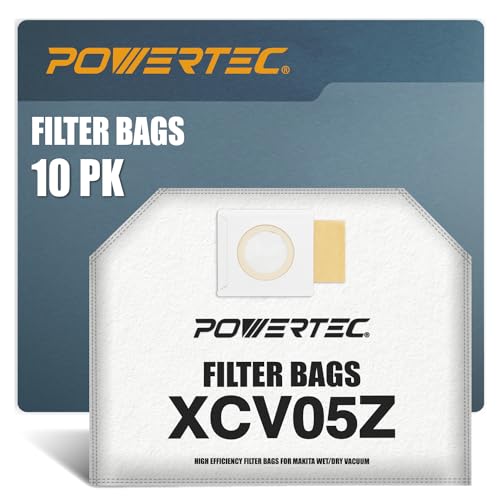 POWERTEC XCV05 Replacement Vacuum Bags (10PK)