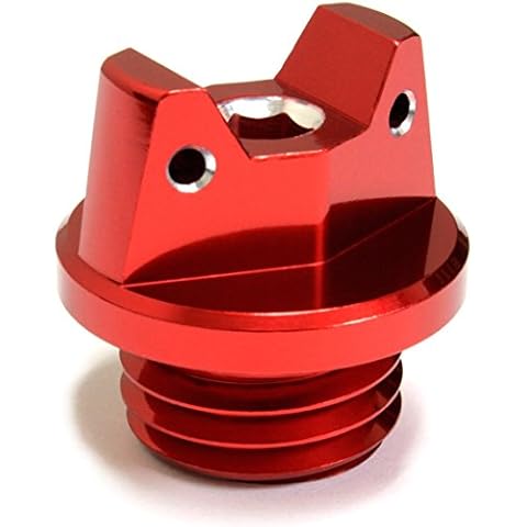 MotoSculpt Oil Fill Cap Plug (RED) for Honda CBR250 CBR500 CBR600 CBR900 CBR1000 VFR1200 VTR1000 Cover