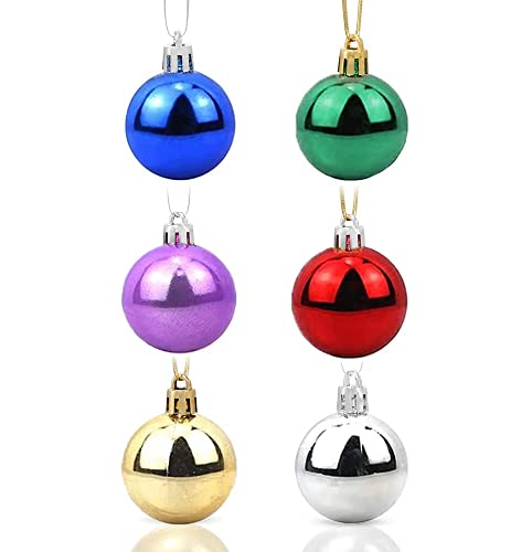Youery 12 Stück Weihnachtskugeln Kunststoff, Christbaumkugeln...