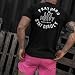 Combat Iron Men's Graphic T-Shirt | Pray Hard Lift Heavy Stay Deadly | Athletic Fit, Tagless Comfort | Black, X-Large