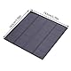 Uadme Solarpanel, DC Ausgang 3W 6V monokristallines Silizium Solarpanel, Hocheffizientes Modul PV Power Charger, Perfekt Zum Laden Von Akkus,3,7-6-V-GeräTen Mit Gleichstromanschluss