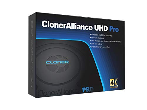 Enregistreur vidéo 4k ClonerAlliance UHD Pro sans PC avec HDMI et codec H.265