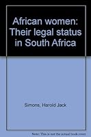 African Women Their Legal Status in South Africa B0000CO6NN Book Cover