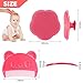 Aolso Baby kamm für milchschorf, 2 Stück Babykamm, Baby-Haarkamm, Baby Haarbürste mit weichen Zähnchen, Neugeborene Haarkamm, Geschenk zur Babyregistrierung (Rosa)