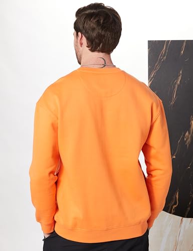 Image of Amazon Brand - Symbol Men Cotton Rich Light Weight Crew Neck Sweatshirt (Regular Fit)