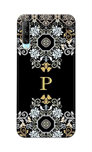 Image of Printed Hard Back Cover Case for Honor 9X Pro | Huawei Y9s Back Cover (Alphabet P) -1803