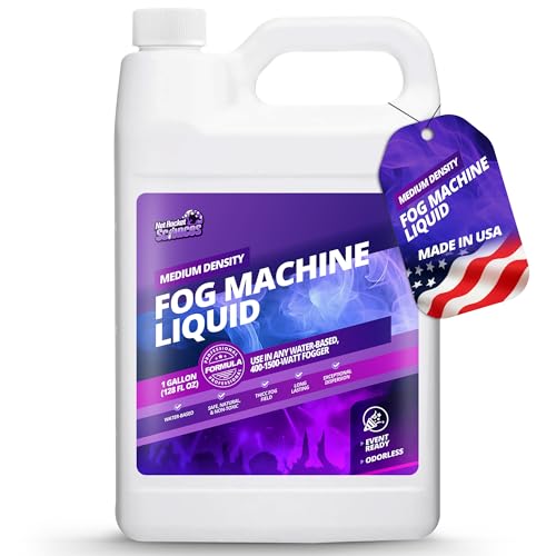 Fog Machine Liquid - 1 Gallon Smoke Machine Fog Juice for Halloween Party,...