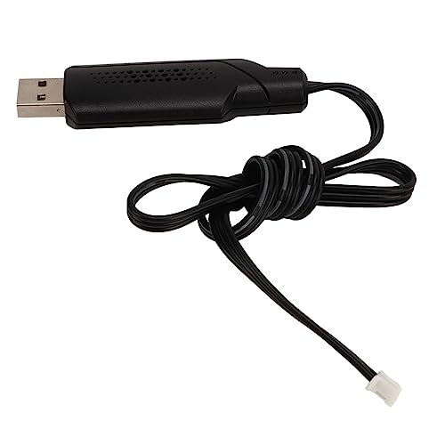 Alomejor Tragbares RC Helikopter USB -Ladekabel für XK K200 RC Hubschrauber