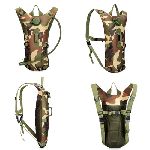 Military Tactical Backpack - Outdoor EVA Lined Hiking Pack for Cycling/Camping - Molle System Daypack2