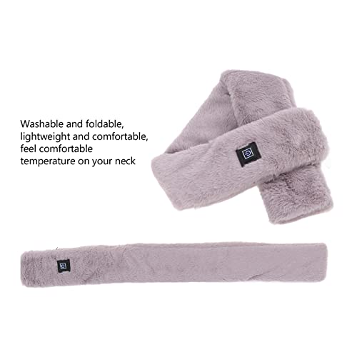 ANGGREK Electric Heated Scarf, USB Heated Scarf with 3 Temperature Settings3