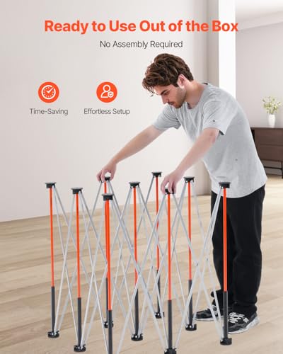 Image of VEVOR Portable Folding Workstand, 4.15 x 4.15 ft Collapsible Workbench, 3500 lbs Weight Capacity, No Assembly Foldable Work Stand with Storage Bag, Table Top NOT Included, for Garage Workshop Outdoor