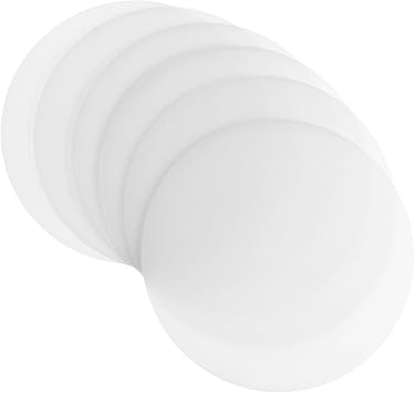 Hemobllo Ceiling Light Diffuser Covers - 6 Pcs 5 Inch Anti-Glare LED Downlight Diffuser Plastic Spotlight Diffuser Covers DIY Lighting Accessories for Ceiling Light LED Downlight Spotlight