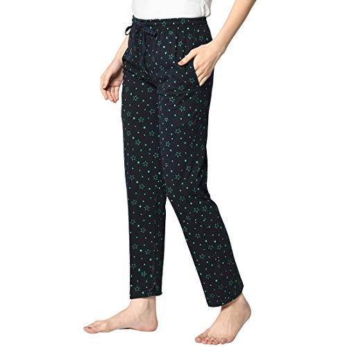 Image of Mack Jonney Cotton Blended Regular Fit Trackpants for Women(Pack of 2)-D1 PRT 1Nvy D1 Ant 02-P