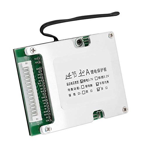 High Capacity Lithium Battery Charger Board, 14S 3.7V 30A Charging Board PCB for Electric Bikes, Scooters, Tools & DIY Projects