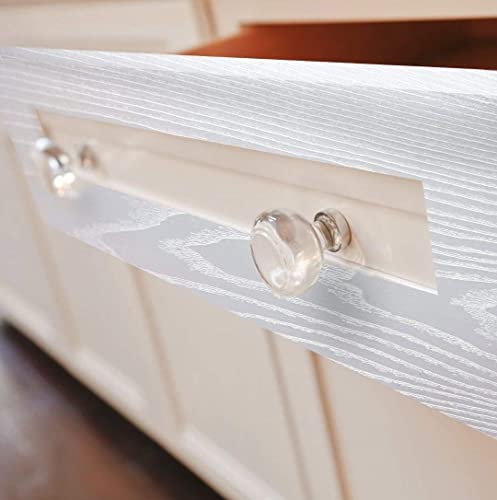 Image of 3D White Wood Wallpaper PVC Self Adhesive Wooden Wall Paper Cabinets Home Office, Furniture, Door, Wardrobe, Kids Room, Decoration (45 x 500 cm)