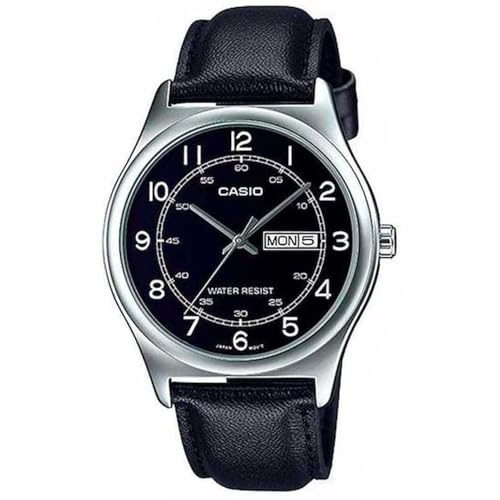 Casio Mtpv006l1b2 Watch One Size, Black, Classic