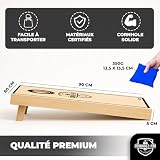 Original Cup cornhole en bois, piètement pliant et 8 sacs photo 5