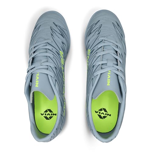 Image of Nivia Encounter 11.0 Futsal Shoes for Men, Indoor Football Shoes with Non-Marking Rubber Sole, Durable Synthetic Upper, Cushioned Insole, Enhanced Grip & Control for Training and Match Play