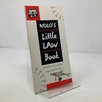 Nolo's little law book : answers to everyday legal questions 0873373359 Book Cover