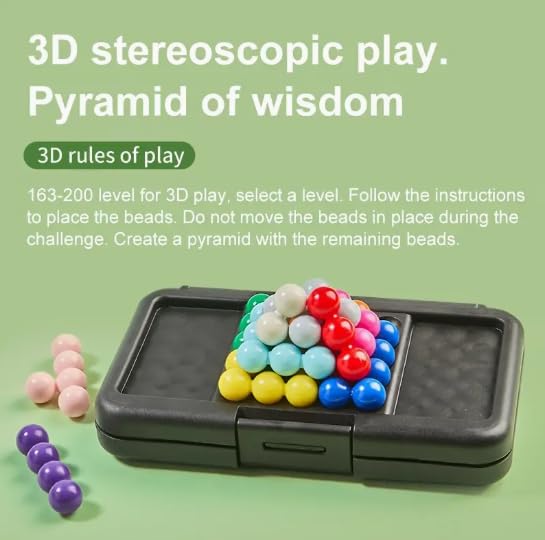 IQ Puzzle, Smart Games IQ Puzzler Pro Compatible with Kanoodle for 8 Year Old Boys, Mind Games Brain Teaser Puzzle Game Gifts - Image 4