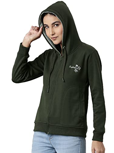 Image of ADBUCKS Women's Cotton Hooded Hoodie