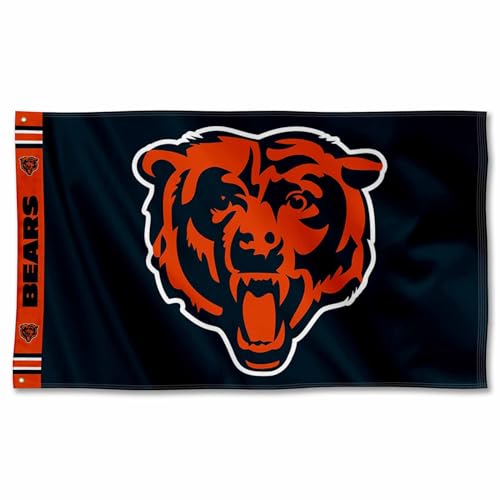 Chicago Bears Printed Header 3x5 Foot Banner Flag