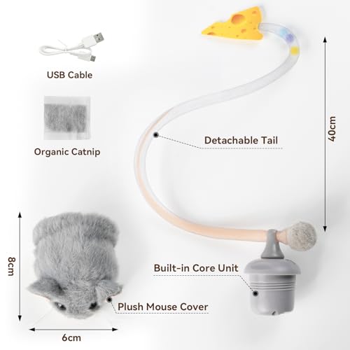 Migipaws MigiMouse Rechargeable Robotic Cat Mouse — view 7