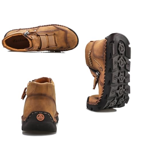 Matufit Shoes for Men,Men's Genuine Leather Waterproof Non-Slip Fashionable Orthopedic Shoes,Matufit Orthopedic Loafers3