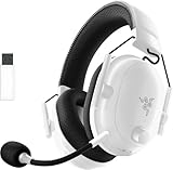 Razer(レイザー) BlackShark V2 Pro White Edition アップグレードモデル ワイヤレスゲーミングヘッドセット HyperSpeed Wireless 2.4GHz Bluetooth HyperClearスーパーワイドバンドマイク ブラックシャーク ブイツー プロ ホワイト 【日本正規代理店保証品】