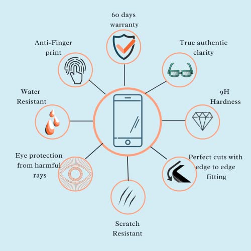 Image of Compitable with poco Tempered Glass [with warranty] screen protector guard Full Edge to Edge 9H Full Glue FHD with Easy Installation kit - Pack of 1 (Poco F3 GT)