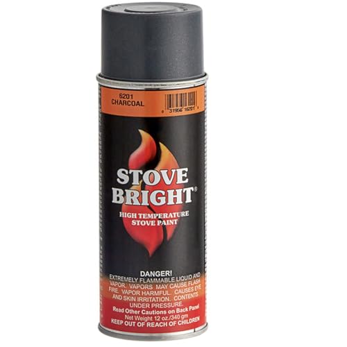 Stove Bright High Temp Spray Paint Metallic Up To 1200 Degrees 12 Ounce (Pack of 1) 6197 - Moss Green