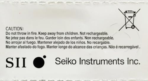 Seizaiken SR920SW 371 Silver Oxide Batteries 1.55V for Wrist Watch - Pack of 2 Batteries