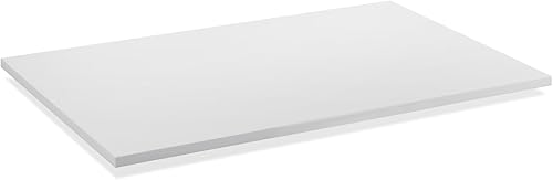 Miniatura 3 de Mount-It! Mesa de escritorio para escritorios de pie, 48 pulgadas de ancho x 29 pulgadas de profundidad, color blanco, parte superior universal