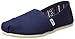 TOMS Navy Canvas Women's Classic 001001B07-NVY (Size: 8)