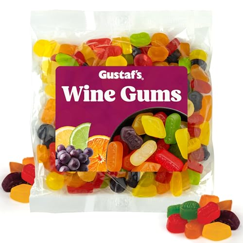 Gustaf's Wine Gums - 2.2lb Bag - Wine Flavored Candy - Gourmet Gummies for Adults - Gummies Candy Treat