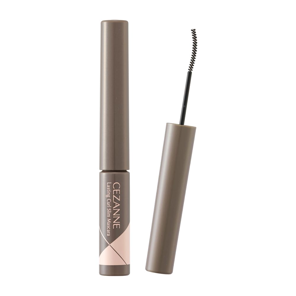 Cezanne Durable Curl Slim Mascara S2 Ash 3.4g Mascara Ultra-Fine Brush Volume : Beauty