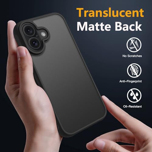 Image of iPhone 16 Case,Translucent Matte(Black)