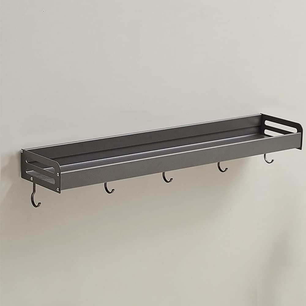 Wielofunkcyjny pływający organizer prysznicowy na kosmetyki, szampony i butelki z przyprawami kuchennymi(Grey,60Cm)