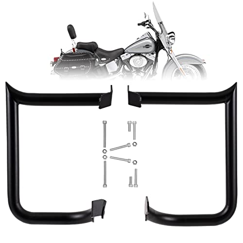 Kinglemc Rear Saddlebag Guard Crash Bar for Harley Heritage Softail Classis