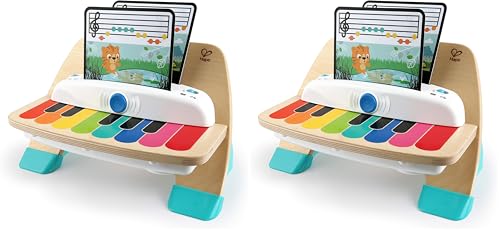 Image of Baby Einstein and Hape Magic Touch Piano Wooden Musical Toddler Toy, Age 6 Months and Up (Pack of 2)