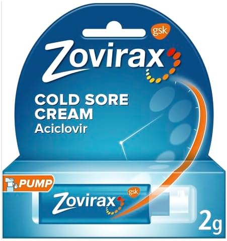 Zovirax Cold Sore Cream Pump, 2 g