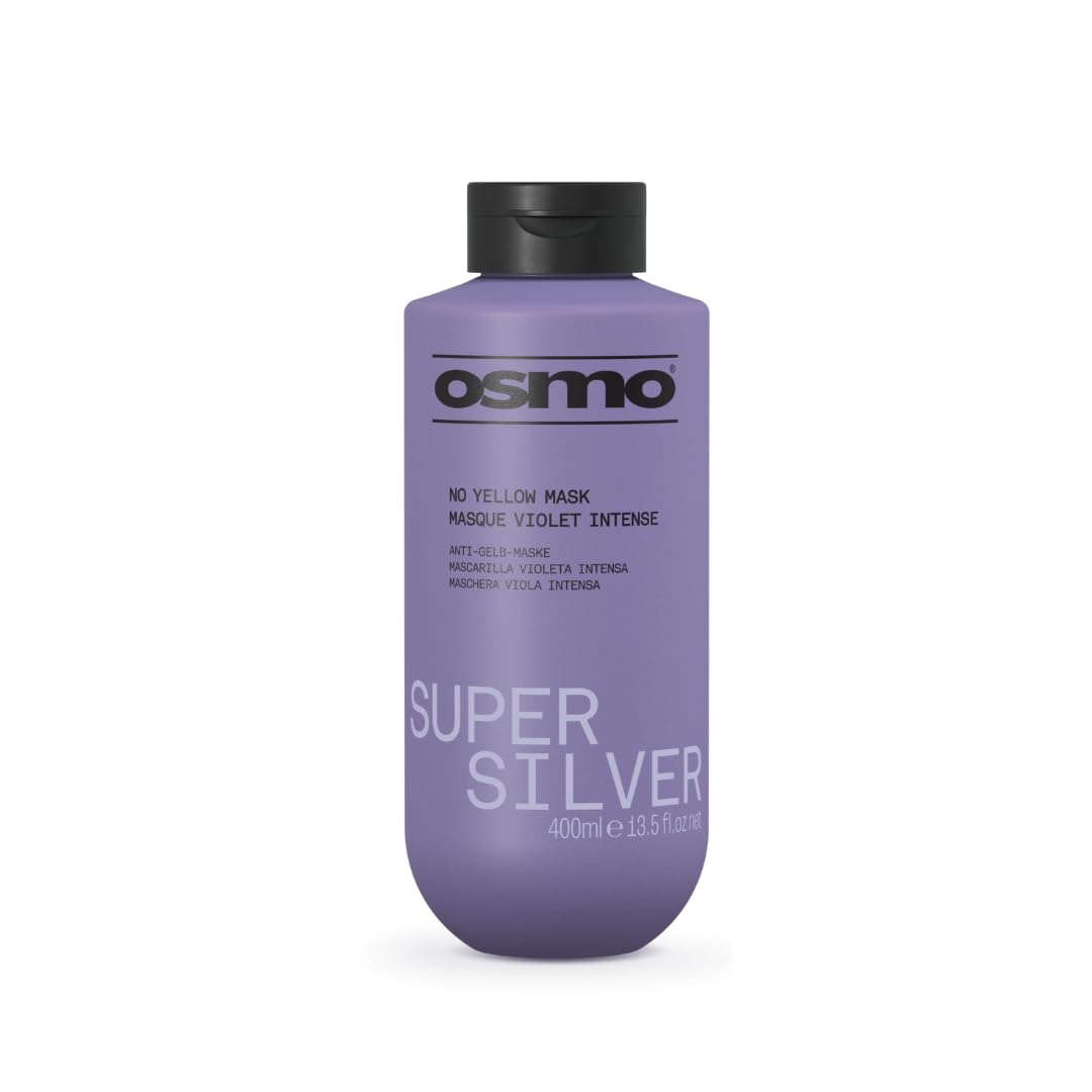 OSMO Super Silver Toning Mask | Nourish, Hydrate & Tone for Ashy Results | Violet Purple Pigment | No Yellow or Brass | Vegan. 400ml.